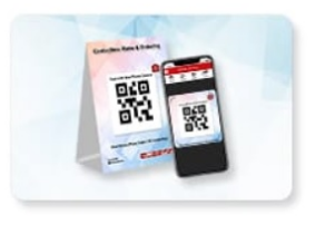 QR code option for restaurant online menu